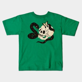 bone witth snake Kids T-Shirt